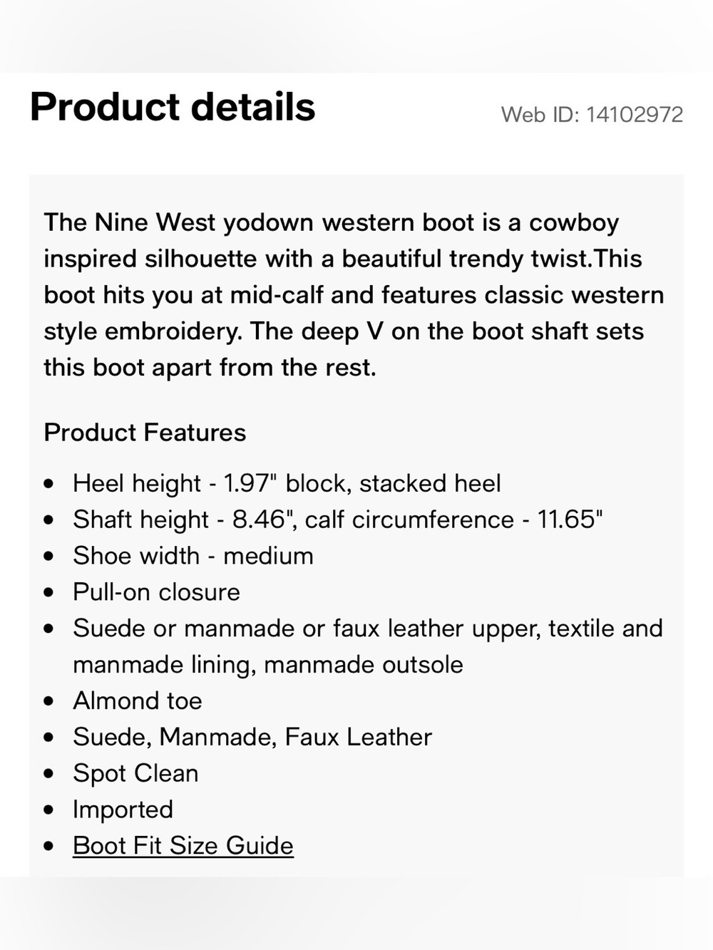 Nine West Yodown Suede boots - Picture 2 of 8